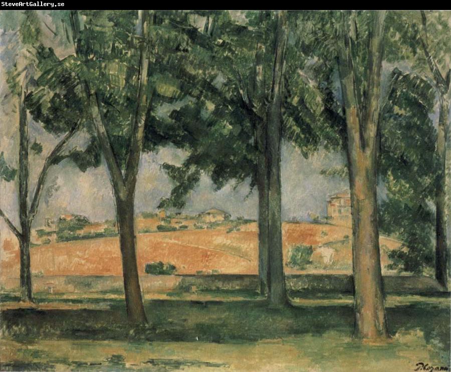 Paul Cezanne Chestnut Trees at Jas de Bouffan